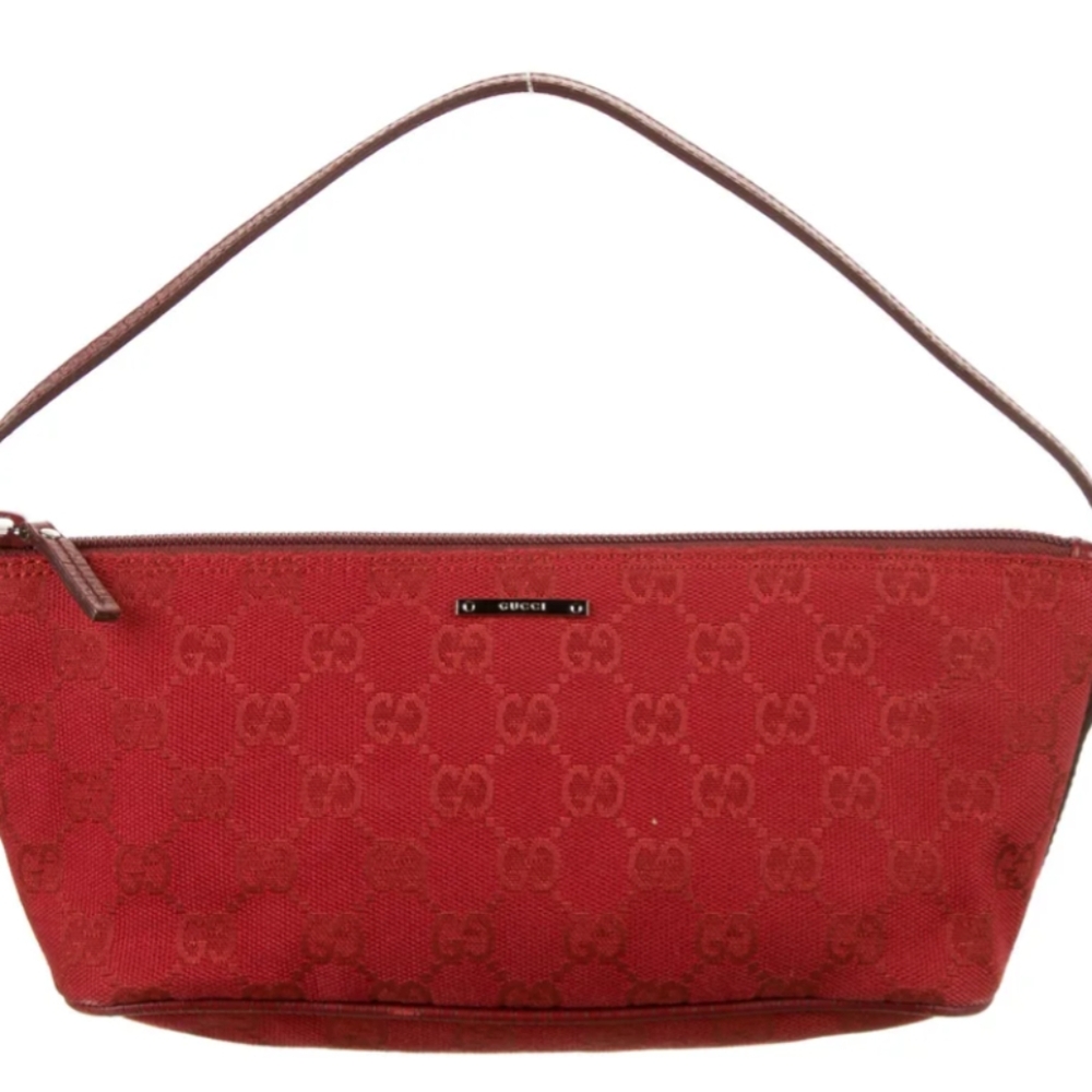 Gucci Canvas Boat Pochette